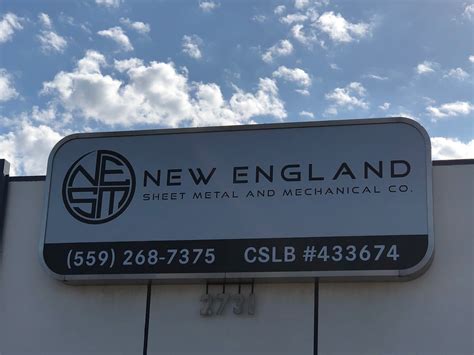 new england sheet metal works|new england sheet metal fresno.